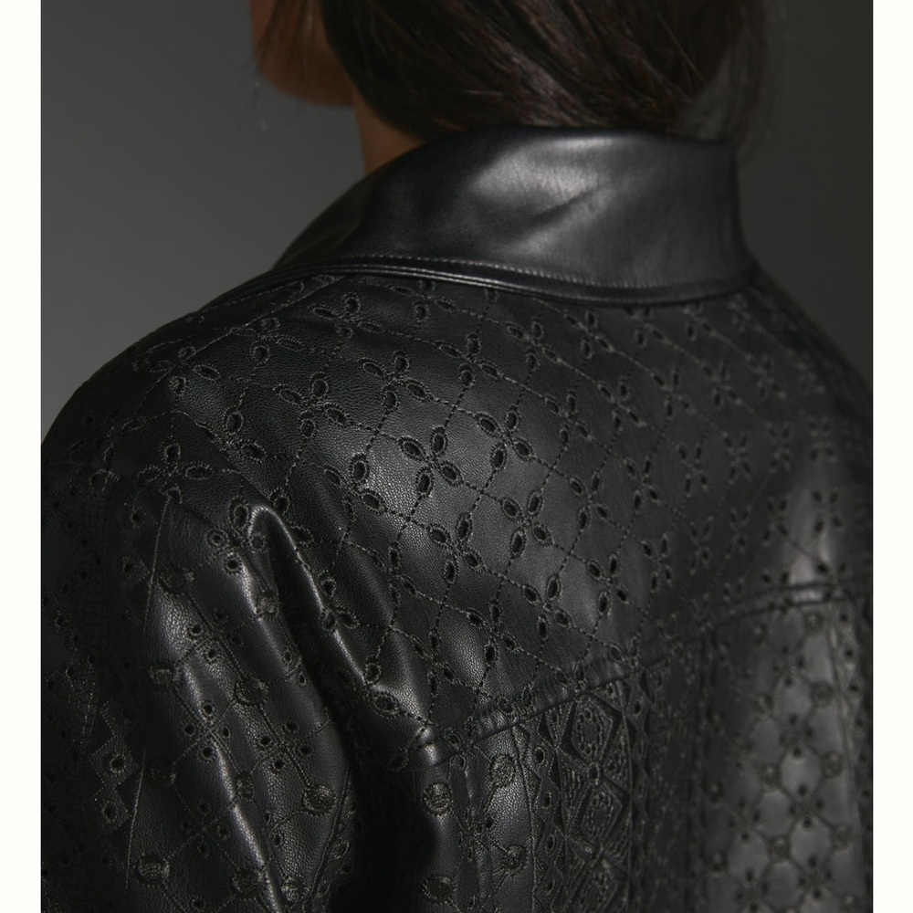 By Anthropologie Faux Leather
Eyelet Jacket - Picture 2 of 11